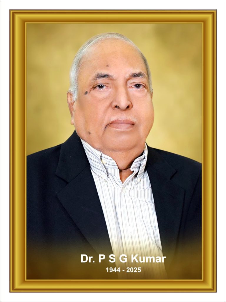 Late Dr. P S G Kumar Photo