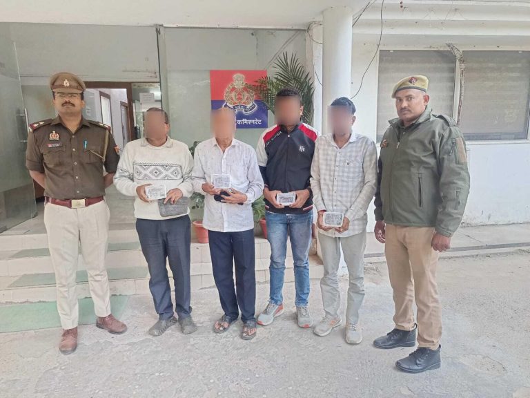 गोमतीनगर के तनिष्क शोरूम चोरी कांड का सफल अनावरण, चार अंतर्राज्यीय शातिर चोर गिरफ्तार